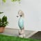 Glitzhome® 21" Faux Granite & Mosaic Seahorse Statue